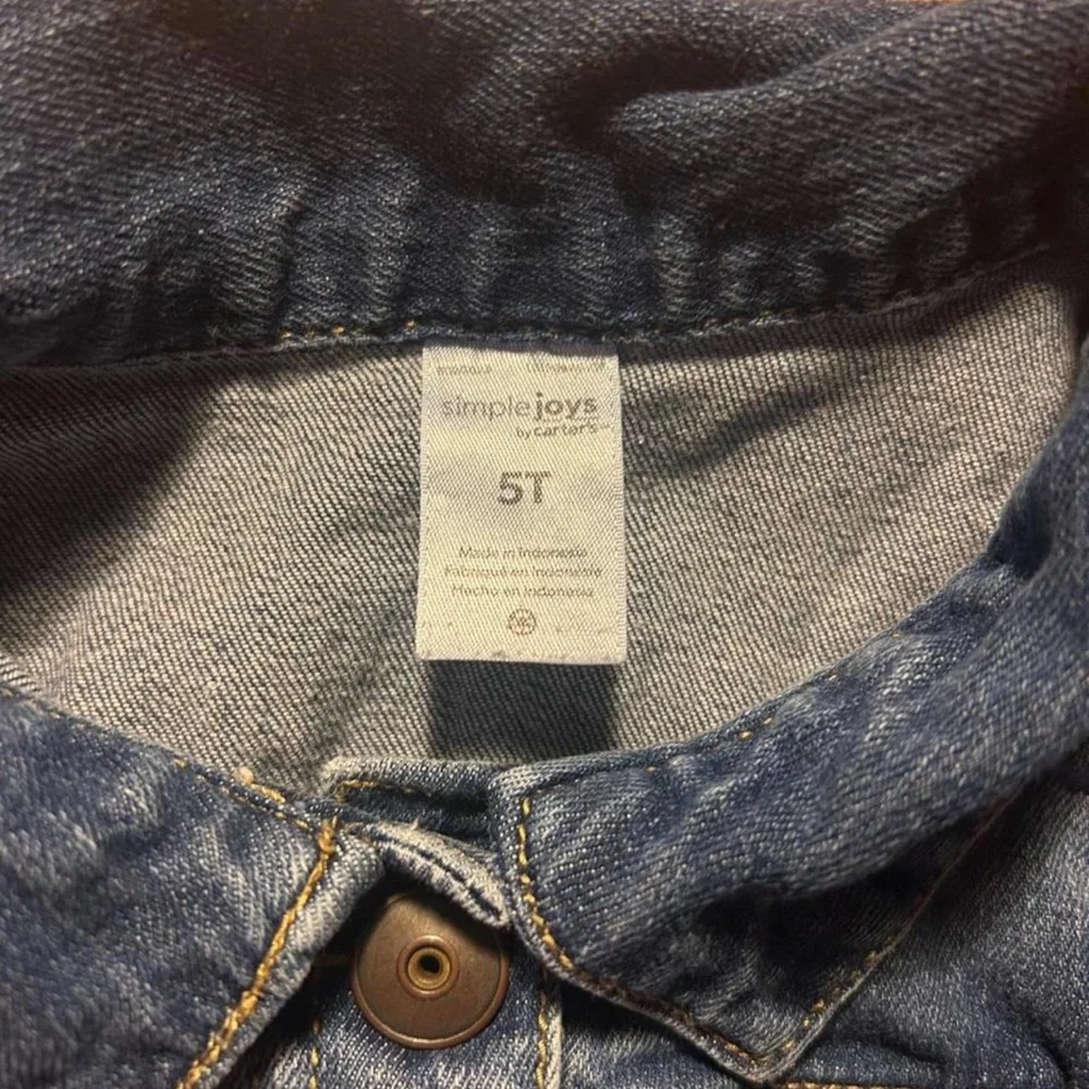 Carter's Blue Denim Kids Jacket - Picture 3 of 7